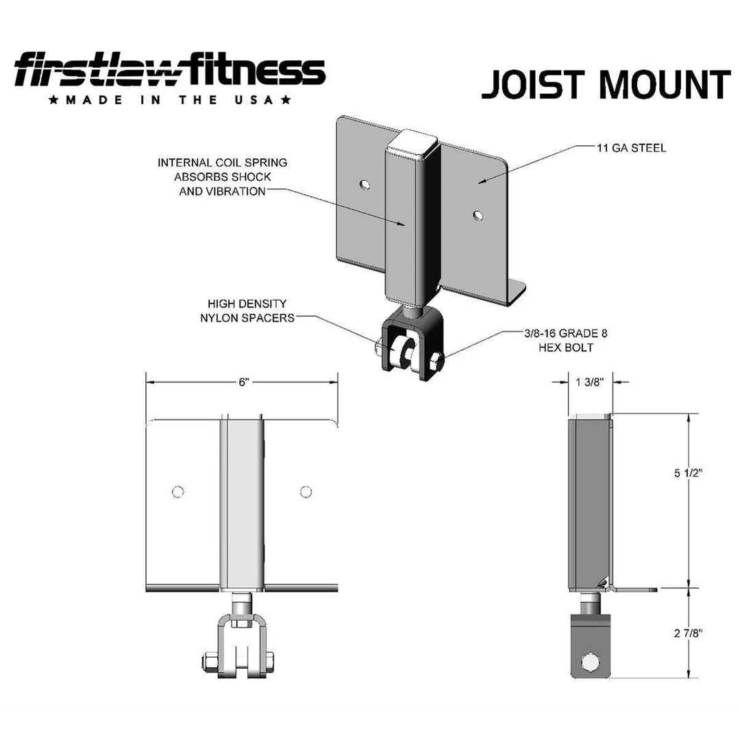 Rival Boxing Gear Punching Bags Firstlaw Fitness Heavy Bag Joist Mount - 200lb
