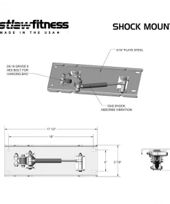 Rival Boxing Gear Firstlaw Fitness Heavy Bag Shock Mount - 150lb